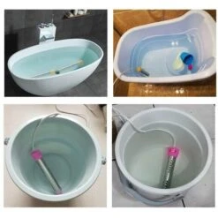 Thermoplongeur Baignoire 3000w Thermoplongeur éLectrique Thermoplongeur De Voyage,Thermoplongeur En Acier Inoxydable,Chauffe-eau électrique Thermoplongeur De Piscine（jaune） -Ubbink Magasin 100266720 5