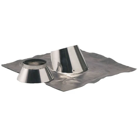 Solin Inox 5° à 30° + Collet Ø125 3 Solin Inox 5° à 30° + Collet Ø125