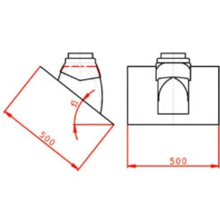 Solin Ardoise 25° à 45° Noir 5 Solin Ardoise 25° à 45° Noir -Ubbink Magasin 1042051 2