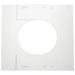 Plaque De Finition (set) Blanc Ø80/125