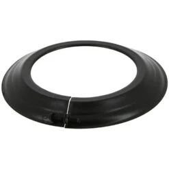 Rosace émail Noir Mat Ø125