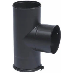 Té émail Noir Mat Avec Tampon Ø125