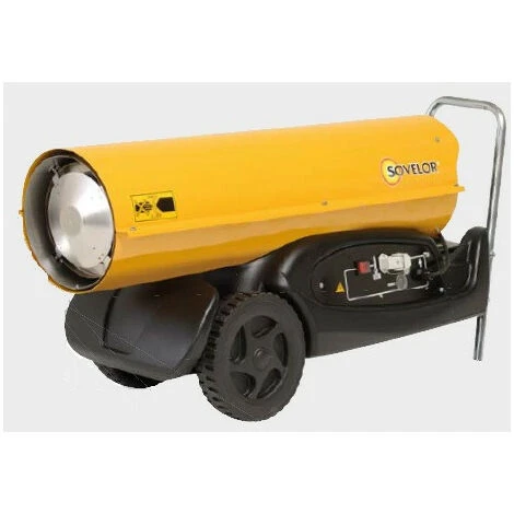 Sovelor - Chauffage Air Pulsé Mobile Au Fuel Sur Roues Combustion Directe 48kW 230V/50Hz - HP50 3 Sovelor - Chauffage Air Pulsé Mobile Au Fuel Sur Roues Combustion Directe 48kW 230V/50Hz - HP50