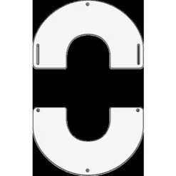 Plaque De Finition Ronde Blanche Ø 150 Mm