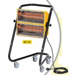 Sovelor - Chauffage Mobile Rayonnant électrique Halogène à Quartz 3kW - MT30