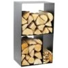 Porte-bûches Design 3 Cases En Acier Lublin -Ubbink Magasin 10986326 1