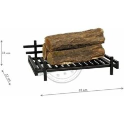 Grille De Cheminée En Acier 52 Cm -Ubbink Magasin 10988970 2