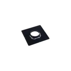 Plaque De Propreté Inox Noir 40x40, Diamètre 125 TEN Tolerie