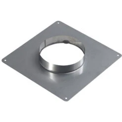 Plaque D'étanchéité Inox 350x350 Pour Tubage Diamètre Int.80 / Ext.86