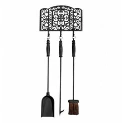 ESSCHERT DESIGN Serviteur De Cheminée Mural En Fonte