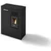 Poêle à Pellets Slim 4,5 KW Eva Calòr Matilde - - Noir -Ubbink Magasin 12581499 1