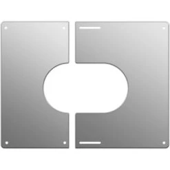 Plaque De Finition Carrée Inox Ø 230 Mm