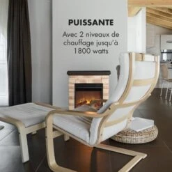 Kaprun Cheminée électrique 1800W Décor Pierre Polystone Télécommande 8 Kaprun Cheminée électrique 1800W Décor Pierre Polystone Télécommande -Ubbink Magasin 14172826 2