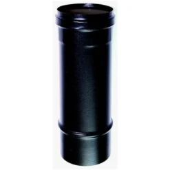 MBM Cheminée Noir DN 80 1mt émail Noir 600° Poêle A Granulés CE