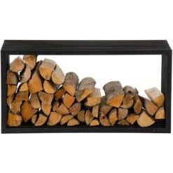 Porte-bûches Irving Noir/mat 40x50x100 Cm 10 Porte-bûches Irving Noir/mat 40x50x100 Cm -Ubbink Magasin 15362817 4