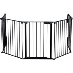 Barrière De Protection Cheminée XL 300cm Pare-feu Sécurité Enfant Fixation Murale 5 Éléments Acier -Ubbink Magasin 15561463 3