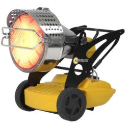 Sovelor - Chauffage Rayonnant Mobile Au Fuel à Combustion Directe (sans Cheminée) 29 Ou 43 KW 230V - FLASH2