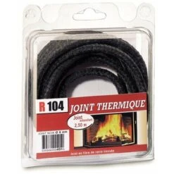 Joint Thermique De Cheminée Fibre De Verre Diam 8mm + Colle - R104