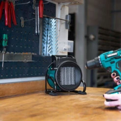 Chauffage D’appoint électrique – Radiateur Soufflant 2000W – 3 Positions – Ventilateur - Pour Surfaces Jusqu’à 20m2 -Ubbink Magasin 16165433 5