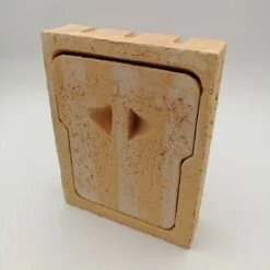 Trappe De Ramonage L (N° 1) En Pierre Réfractaire