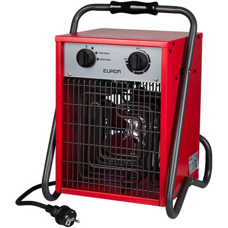 Eurom EK 3301 Chauffage D'appoint Pour Atelier - 3000W 3 Eurom EK 3301 Chauffage D'appoint Pour Atelier - 3000W