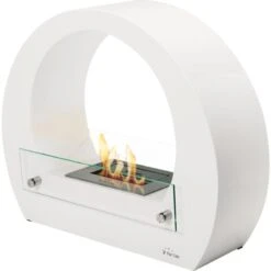 Cheminée à L'éthanol En Acier Avec Flamme Réglable -Ubbink Magasin 17595866 4