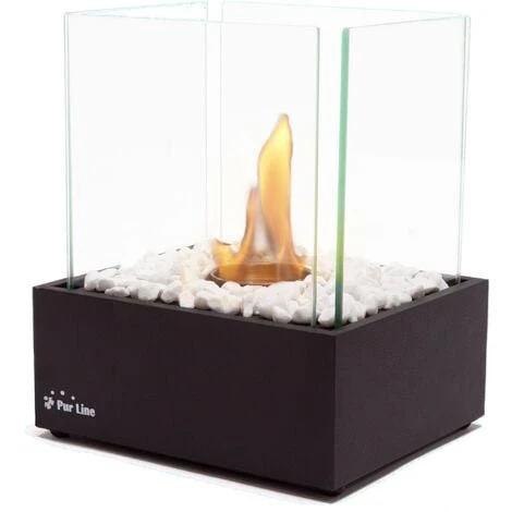Cheminée éthanol De Table En Métal Noir 3 Cheminée éthanol De Table En Métal Noir