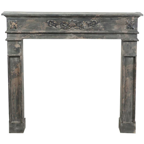 Cadre Décoratif Cheminée à Bois Design Pièce Miteuse Décoration Intérieure L115xPR17xH102 Cm 5 Cadre Décoratif Cheminée à Bois Design Pièce Miteuse Décoration Intérieure L115xPR17xH102 Cm – Image 3