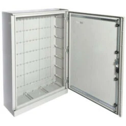 Coffret Polyester Orion Plus Porte Opaque étanche IP 65 H 1200mm L 850mm P 300mm HAGER FL327B