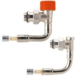 Kit De Robinetterie Thermostatique Hydrocablé 1/2 Ø12 M30 à Kv Réglable - équerre Long à Sertir 565PS