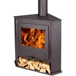 POÊLE D'ANGLE MOD. R6 TITANIUM 8 Kw