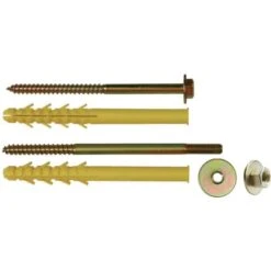 Cheville Fixation Chauffe-eau - Ø 16 Mm -240 Mm - Platre Et Polystyrène - Sachet De 4 - ING Fixation