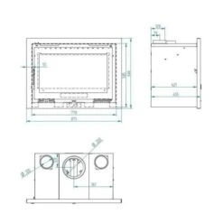 Insert De Cheminée En Acier 13.5 Kw Vermiculite 8 Insert De Cheminée En Acier 13.5 Kw Vermiculite -Ubbink Magasin 2345891 3