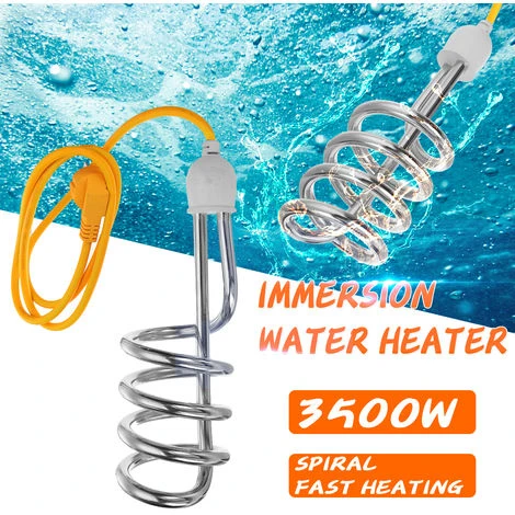 Chauffe-eau électrique Submersible 3500W 220V Chauffe-eau Prise UK 7 Chauffe-eau électrique Submersible 3500W 220V Chauffe-eau Prise UK – Image 5