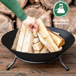 Grillas Allume-feu En Laine écologique (2,5 Kg ( 200 Pièces), Imprégné De Cire Allume Charbon Briquet Grill Briquet à Cire Laine D'allumage Auxiliaire D'allumage Laine De Bois -Ubbink Magasin 24608489 4