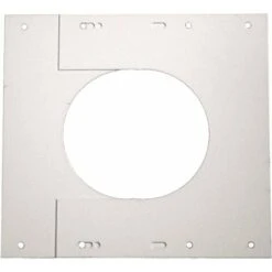 Plaque De Finition TEN - Pour Conduit Diamètre 80/125 - Tolerie Emaillerie Nantaise