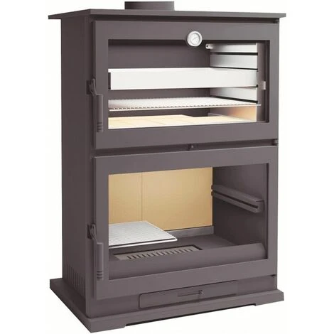 FM Poêle à Bois En Acier CH-9 11kW Avec Four Inox 3 FM Poêle à Bois En Acier CH-9 11kW Avec Four Inox