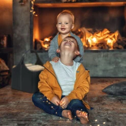 Relaxdays Panier à Bois, Range-buches Similicuir, Rangement & Transport, Porte-revues, Anse, Accessoire Cheminée, Noir -Ubbink Magasin 27194954 3