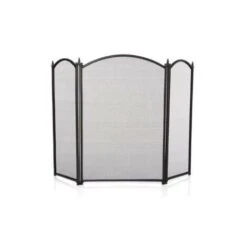 Pare-feu Barrière 3 Volets Pour Cheminée Poêle 85 X 65 Cm