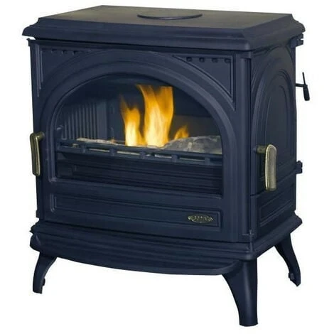 Poêle à Bois Fonte-PETIT CARVIN-8 KW- Peint Anthracite -thermostat GODIN - 366102 3 Poêle à Bois Fonte-PETIT CARVIN-8 KW- Peint Anthracite -thermostat GODIN - 366102