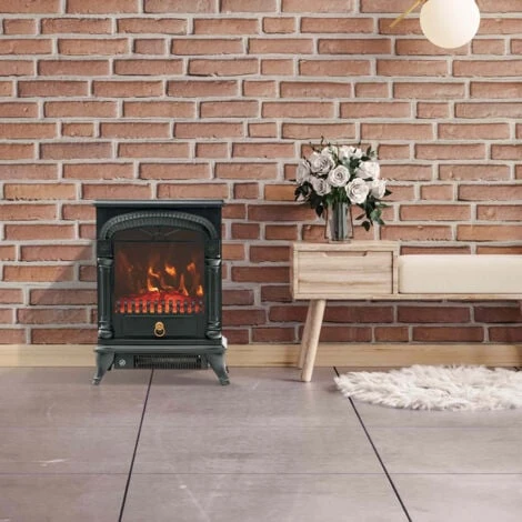 Cheminée Électrique 1950W Kekai Arizona 37x23x51 Cm Noir Avec Simulation De Feu Pour Intérieur 4 Cheminée Électrique 1950W Kekai Arizona 37x23x51 Cm Noir Avec Simulation De Feu Pour Intérieur – Image 2