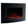 Cheminée Électrique Murale 2000W Kekai Jersey 88x15x56 Cm Noir Avec Simulation De Feu -Ubbink Magasin 27852942 1
