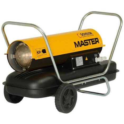 Sovelor - Chauffage Mobile Sur Roues Au Fuel 29kW Sans Cheminée - B100CED2 3 Sovelor - Chauffage Mobile Sur Roues Au Fuel 29kW Sans Cheminée - B100CED2