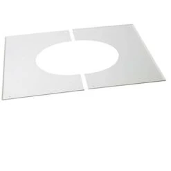 Plaque De Propreté Pour Plaque PDSE Pour Poêles à Pellets - Plaque De Propreté Pour Plaque PDSE Pour Plafond Rampant De 10% à 40% - 80 PGI - Blanc Mat