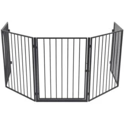 Clôture De Cheminée Pour Animaux De Compagnie Acier Noir VidaXL -Ubbink Magasin 3020188 3