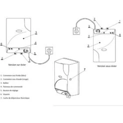 Chauffe-eau- CUMULUS-15L -sous Pression - Sous évier -Ubbink Magasin 30353539 3