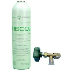 1 R600 Bouteille De Gaz Réfrigérant + Soupape D'isobutane 420gr
