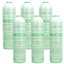 6 Bouteilles De Gaz Réfrigérant R600 420gr Isobutano