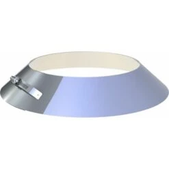 Collerette De Solin Avec Bord Inox Diamètre 130 Mm