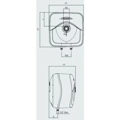 Chauffe-eau électrique Mural à Accumulation Ariston ANDRIS RS 30/3 Réservoir à Débordement Blanc -Ubbink Magasin 32306640 3
